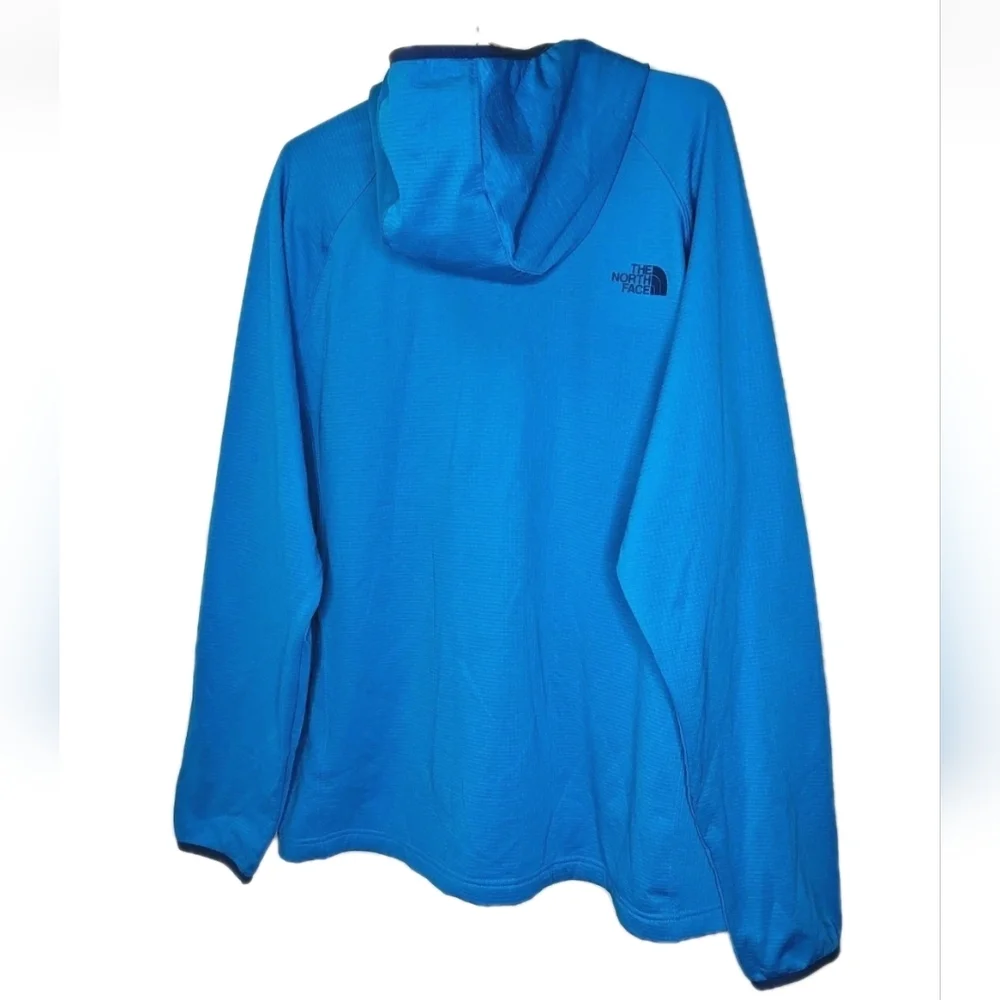 North Face Borod Cooling Hoodie Zip Jacket 2X Blue Thermal Lined Gorp Hiking Nwt